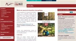 Desktop Screenshot of institut-negawatt.com